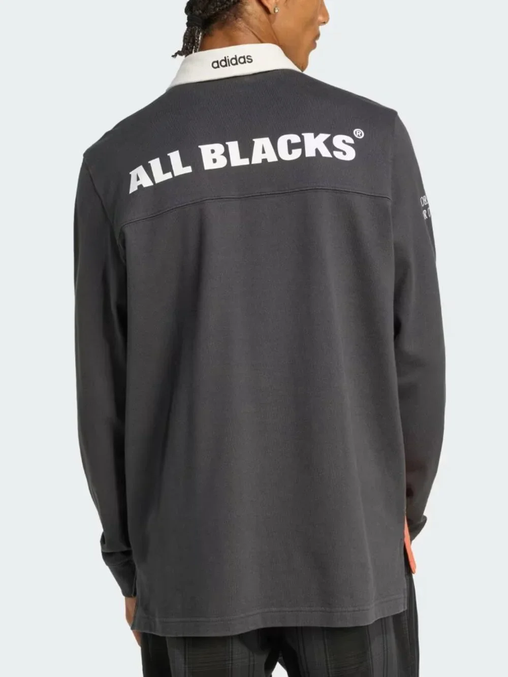 Adidas Originals & All Blacks Men’s Heritage Rugby Polo Shirt, Size Medium (New)